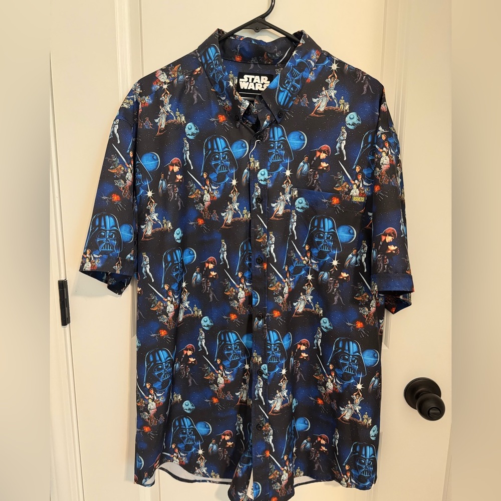 RSVLTS Star Wars Black and Blue Graphic Shirt